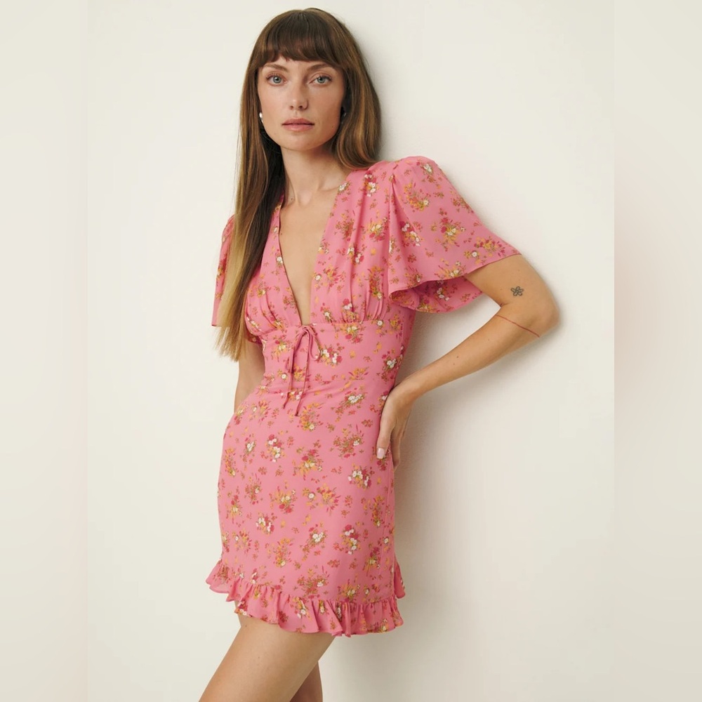 NWT Reformation Mya Dress Rosato 10